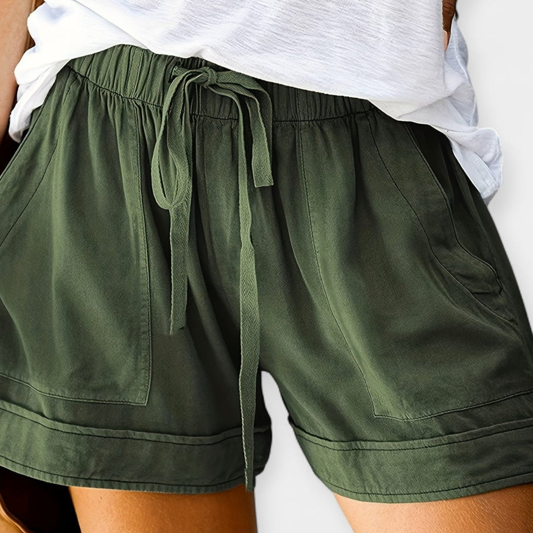 Shorts pour femmes avec taille ajustable