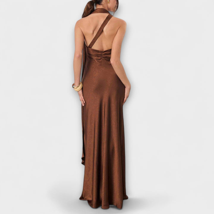 Azura - Élégant Maxi Robe en Satin