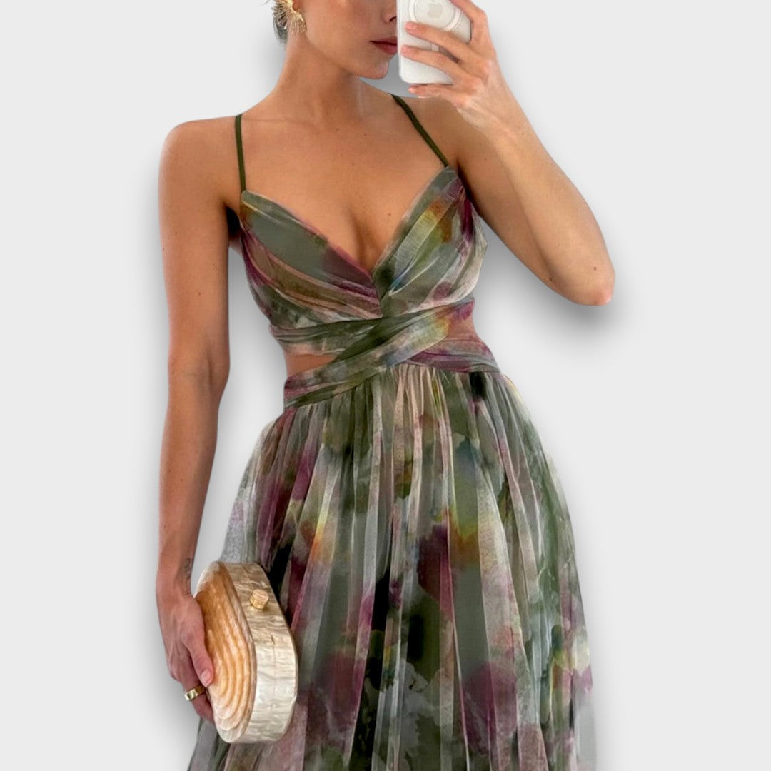 Giselle - Robe Maxi à Imprimé Floral