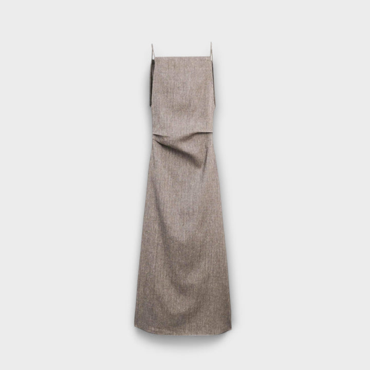 Clara - Robe maxi en mélange de lin