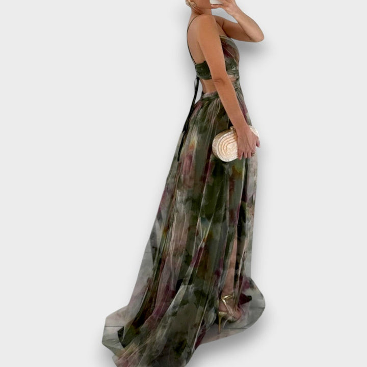 Giselle - Robe Maxi à Imprimé Floral