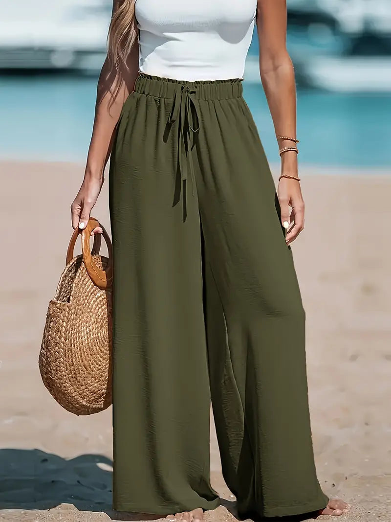 Liv - Pantalons Taille Haute Élégants