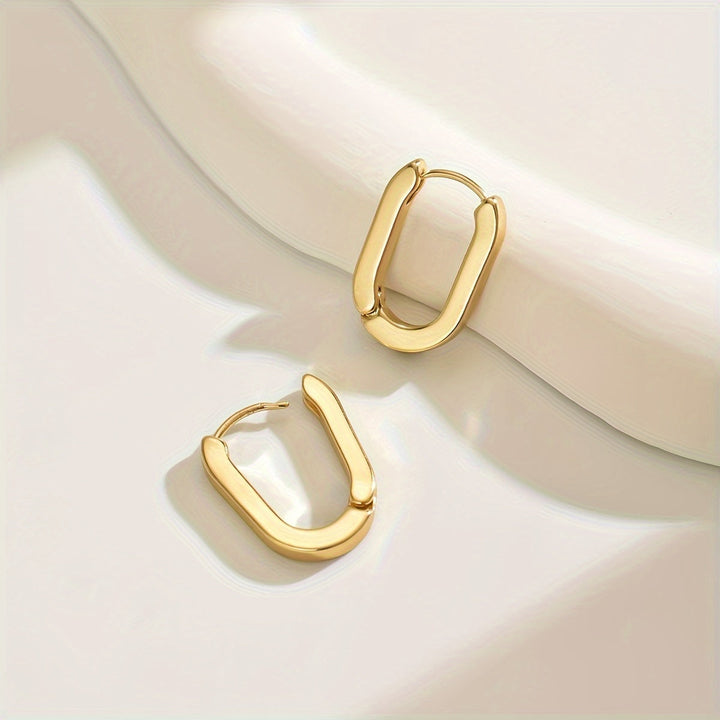 Boucles d'oreilles géométriques élégantes