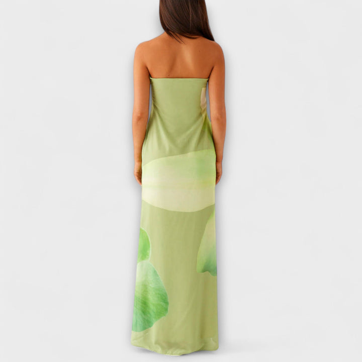 Zephyra - Robe Maxi Élégante avec Épaules Dénudées
