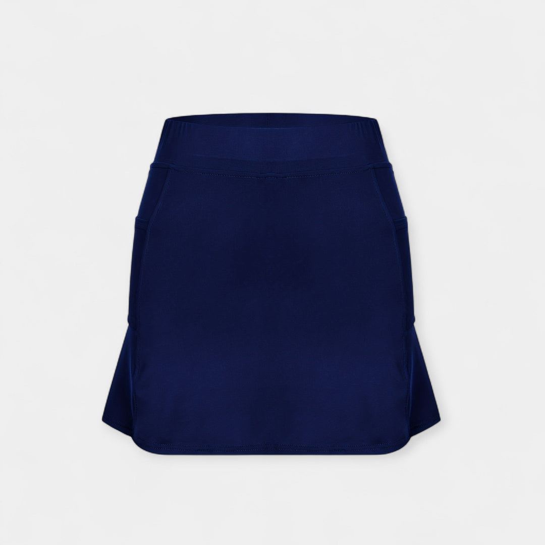 Shorts taille haute avec jupe