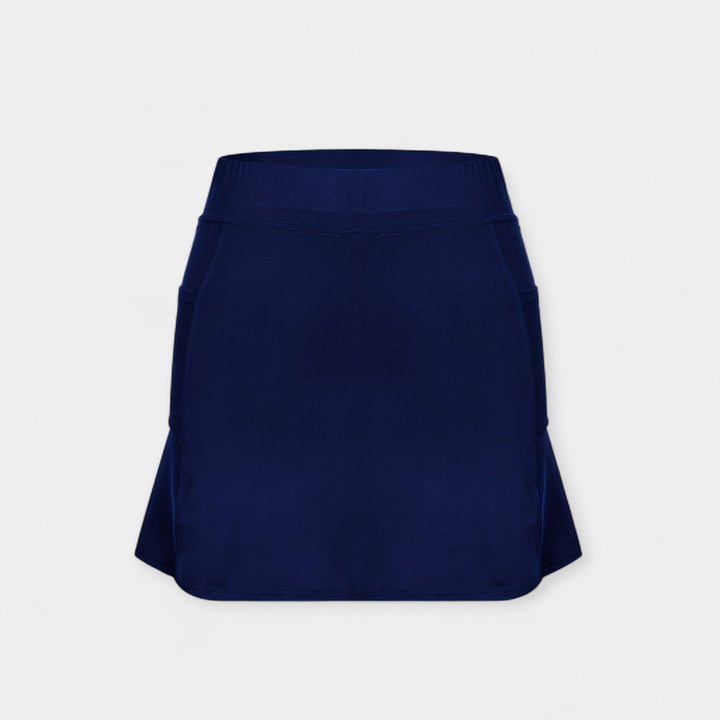 Shorts taille haute avec jupe