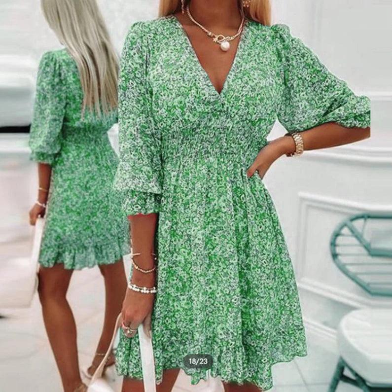 Sunna - Robe Florale Élégante