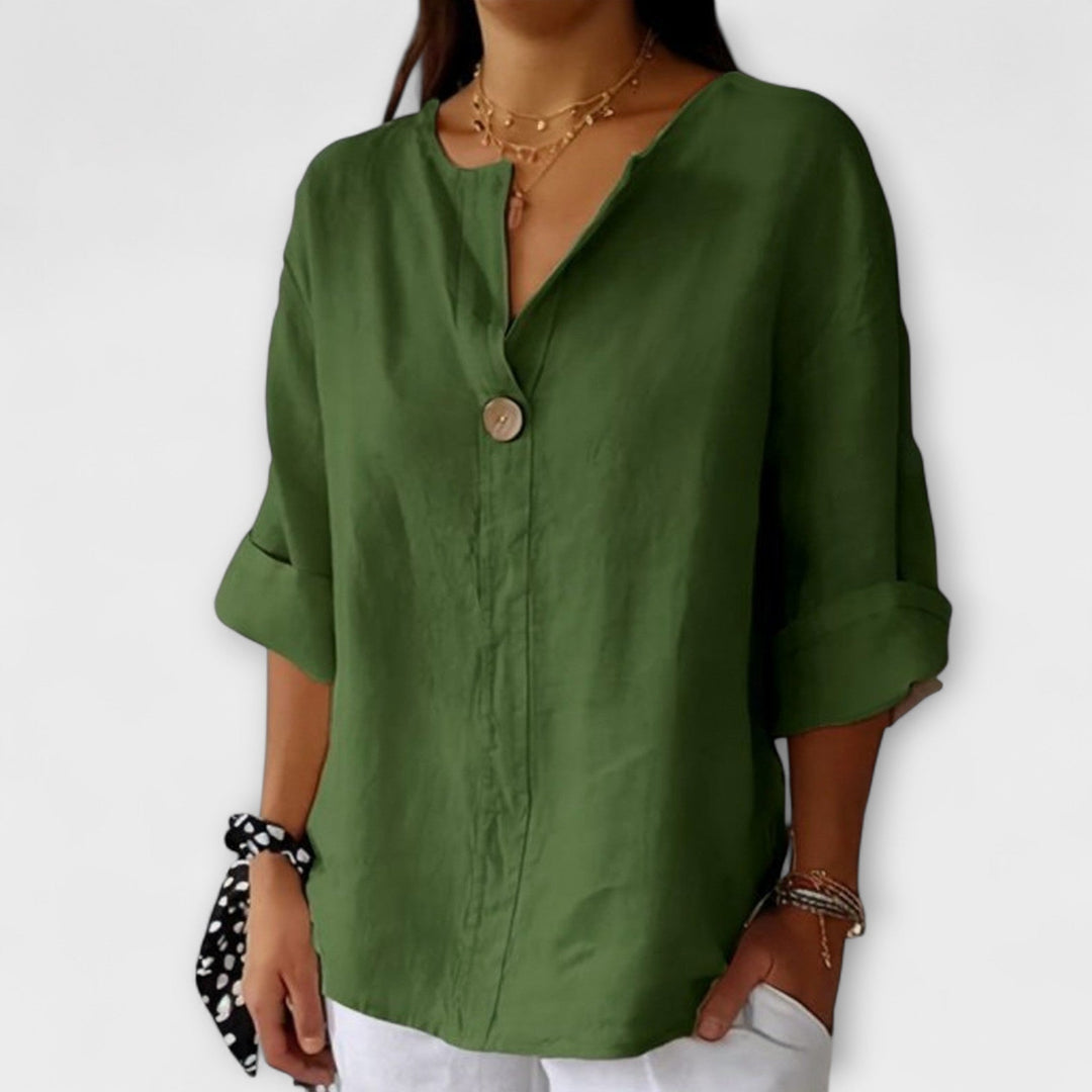 Nicole - Blouse Casual en Lin
