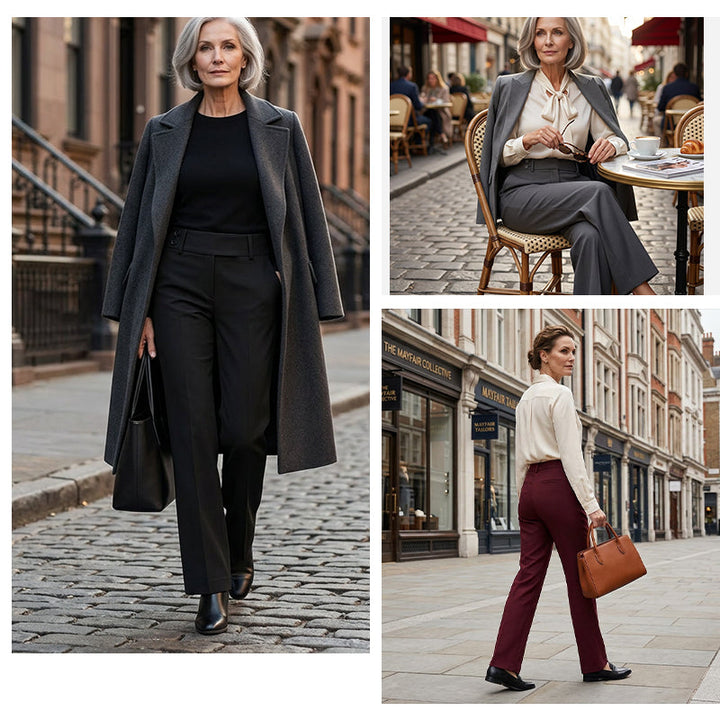 Avera - Pantalons Évasés Élégants
