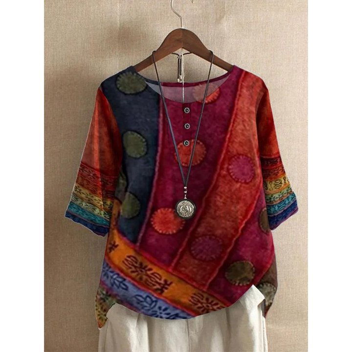 Valerie - Top boho coloré