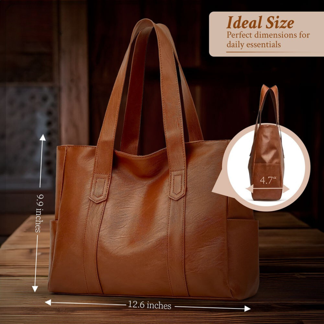 Susan - Sac à main en cuir minimaliste de luxe