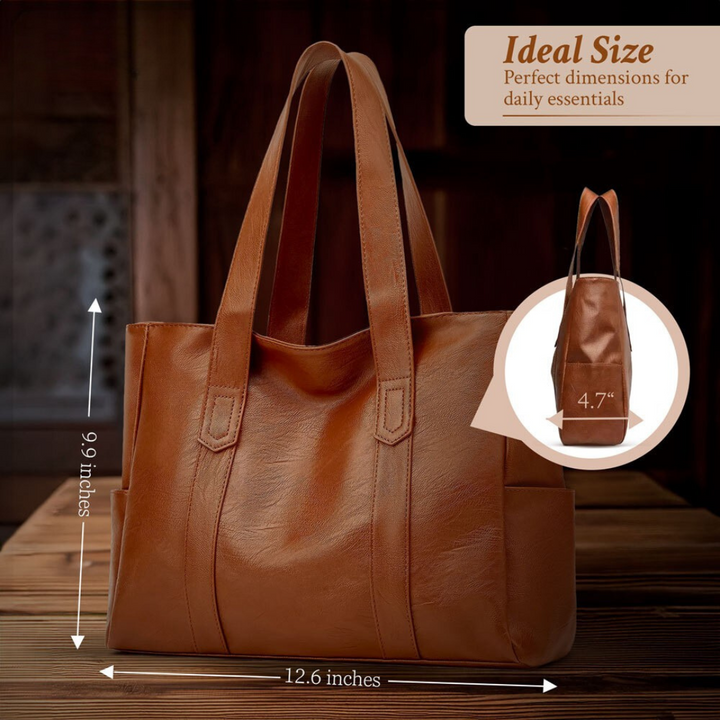 Susan - Sac à main en cuir minimaliste de luxe