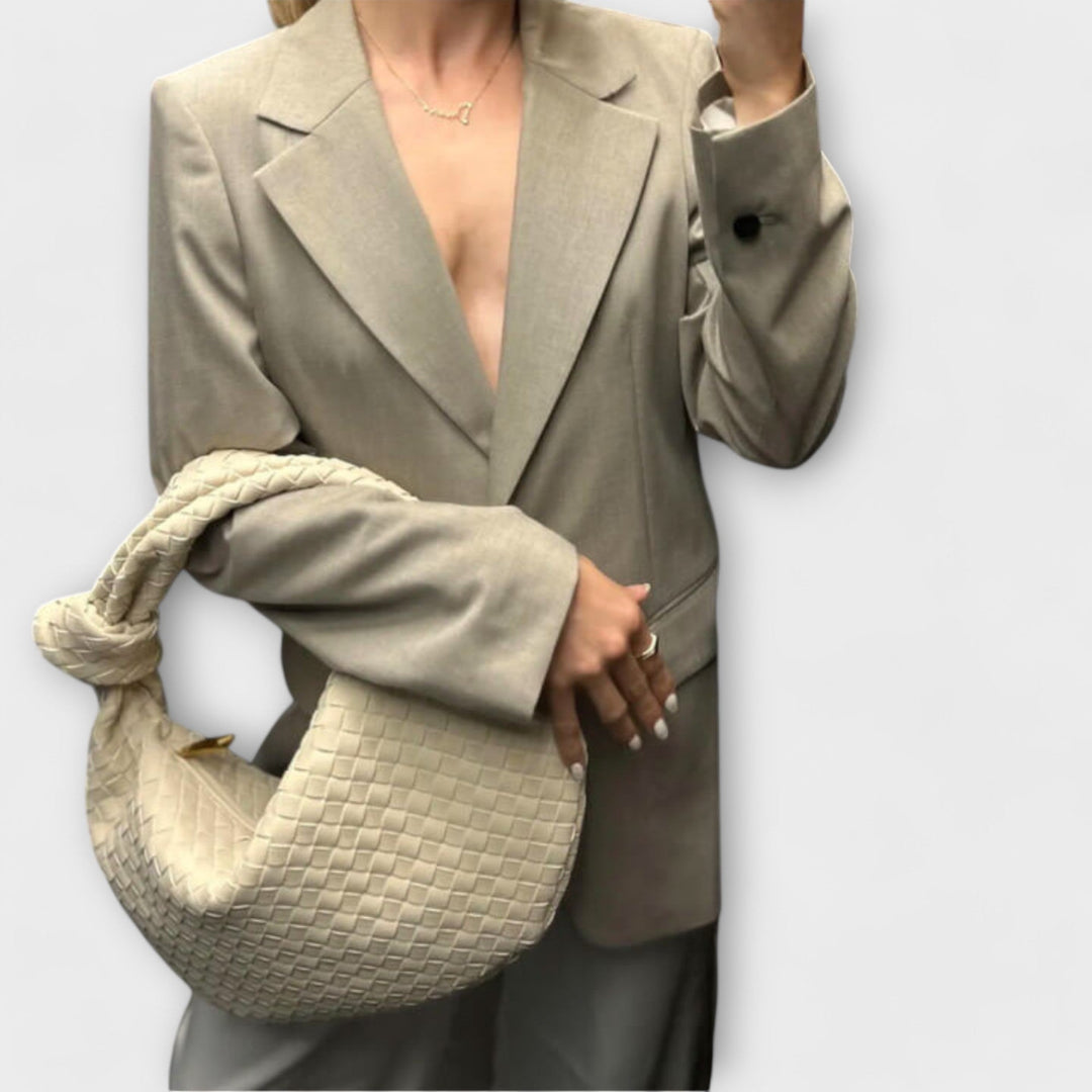 Cécile. - Grand sac à main en tissu