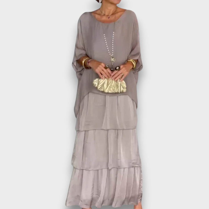 Lara - Robe Maxi Fluide Élégante