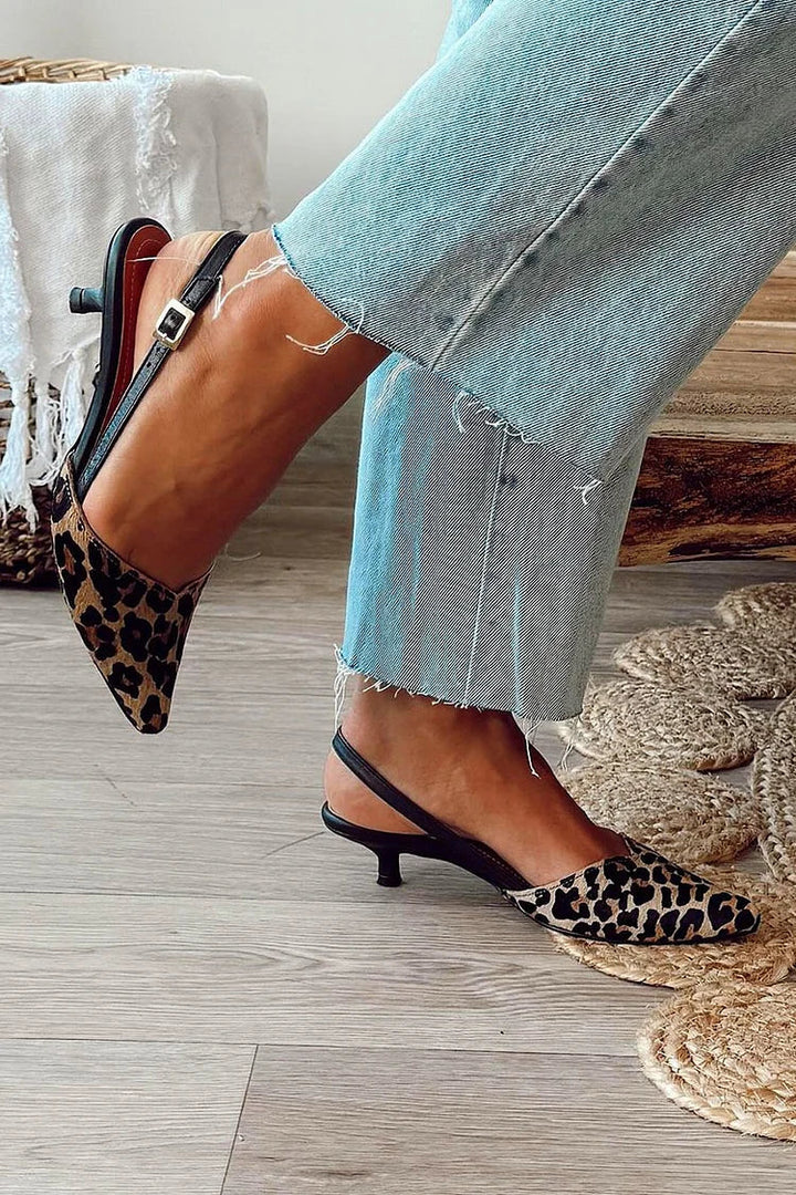 SLINGBACK IMPRIMÉ ANIMAL