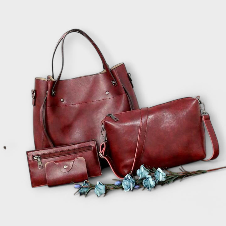 Cécile. - Sac vintage de 4 pièces