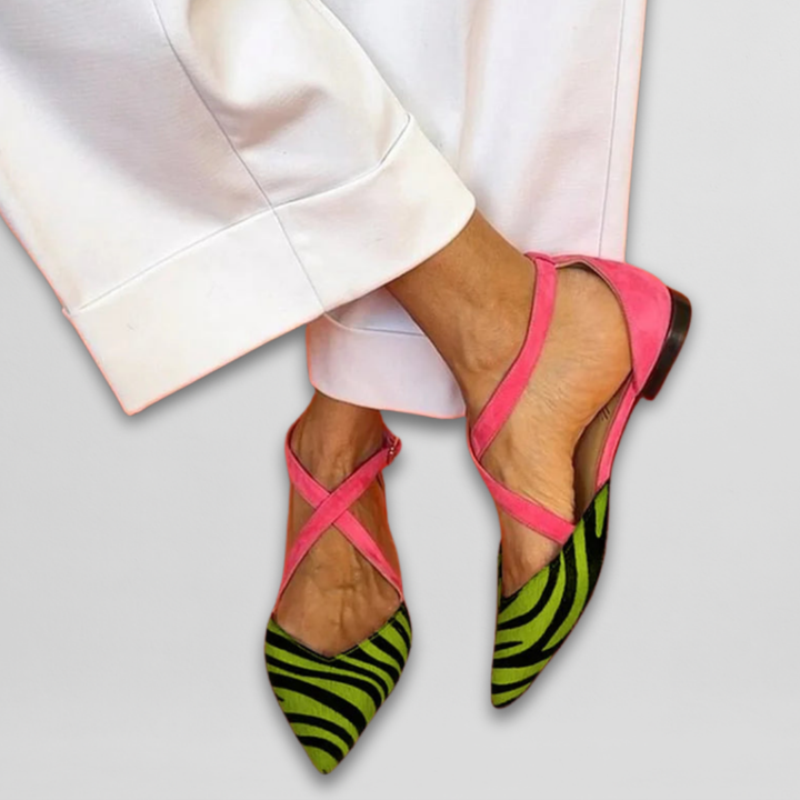 Alena – Ballerines avec des bretelles