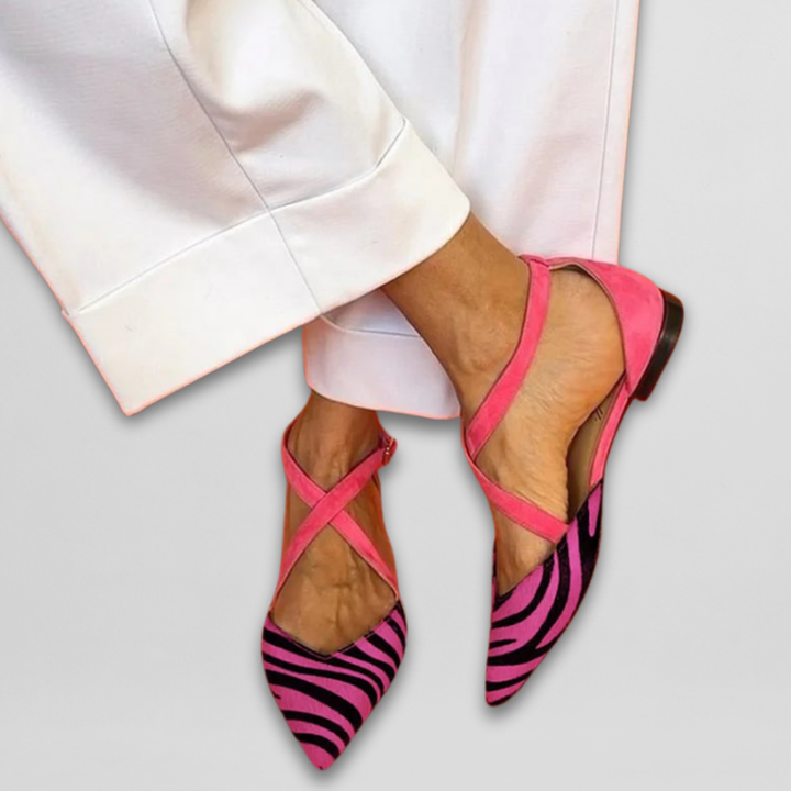 Alena – Ballerines avec des bretelles