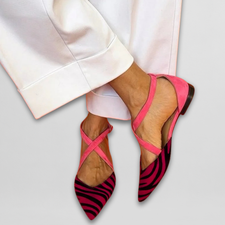 Alena – Ballerines avec des bretelles