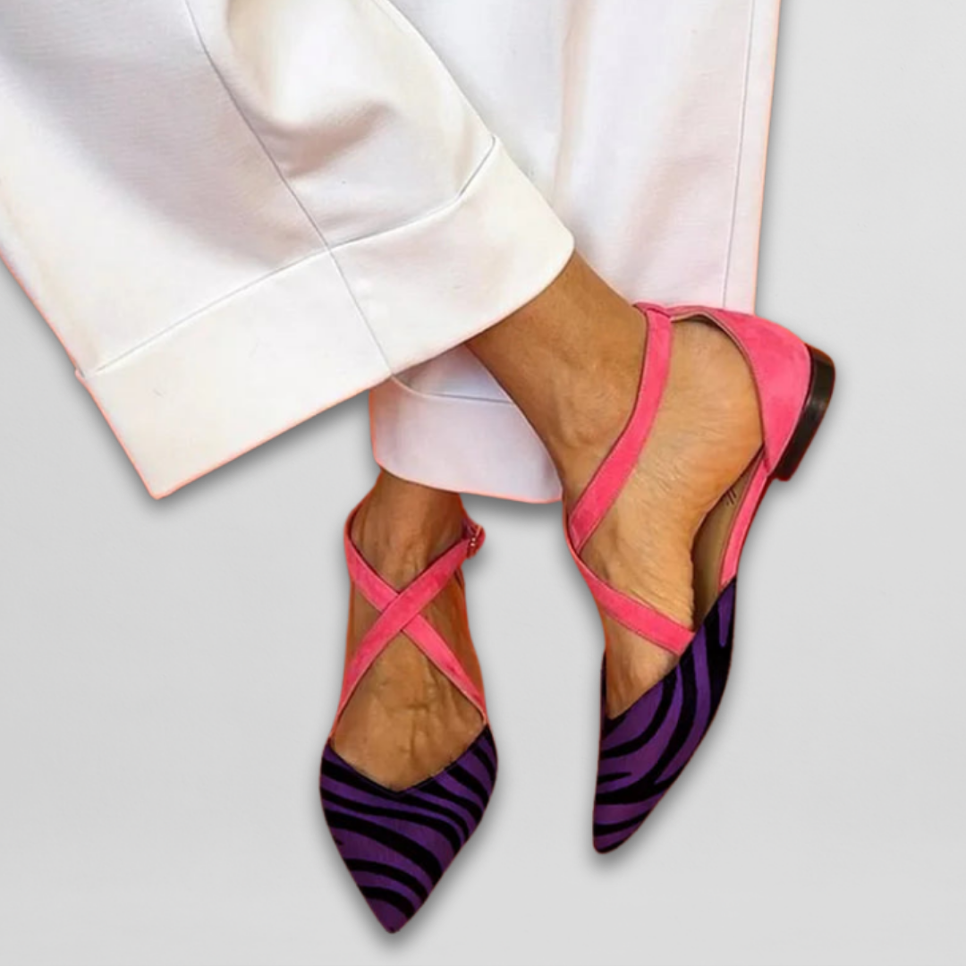 Alena – Ballerines avec des bretelles