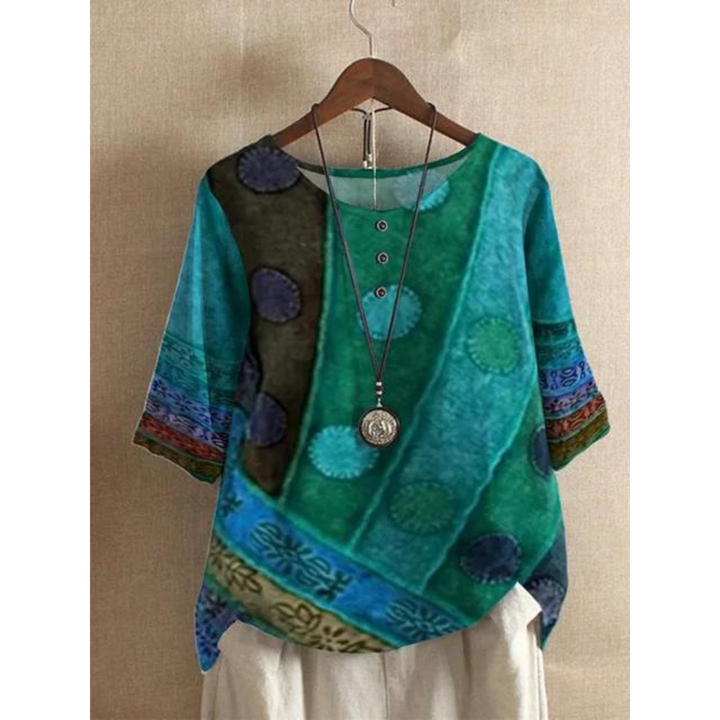 Valerie - Top boho coloré