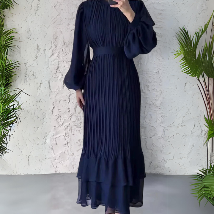 Hazel - Robe Élégante Plissée