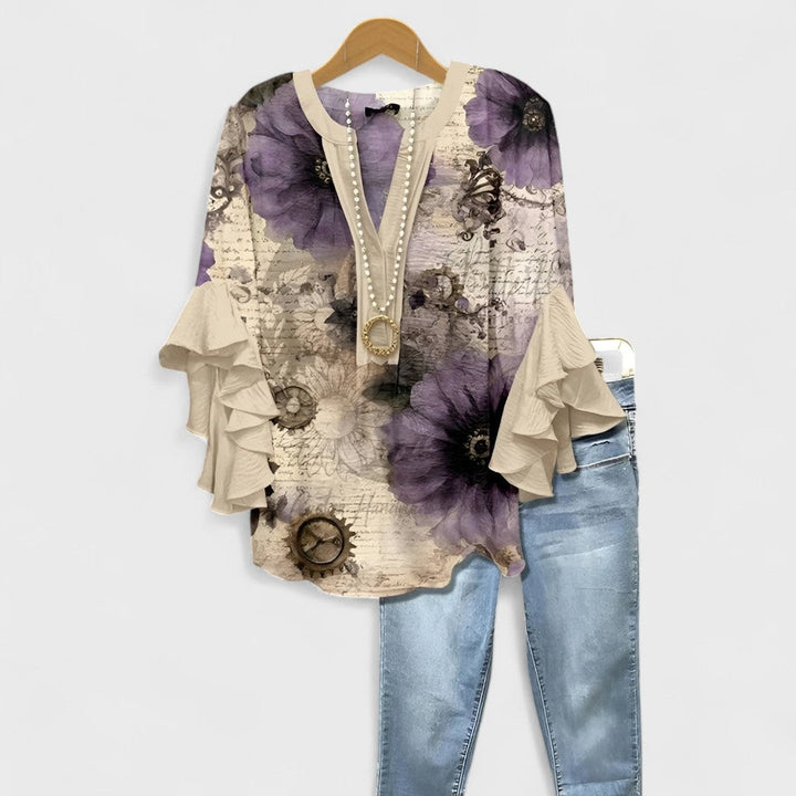 Elisabet - Blouse d'Été Décontractée