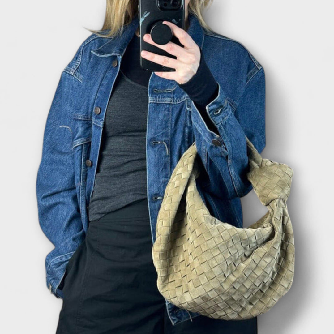 Cécile. - Grand sac à main en tissu