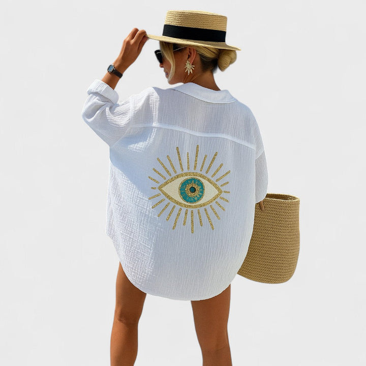 Irena - Blouse Casual au Style Ibiza