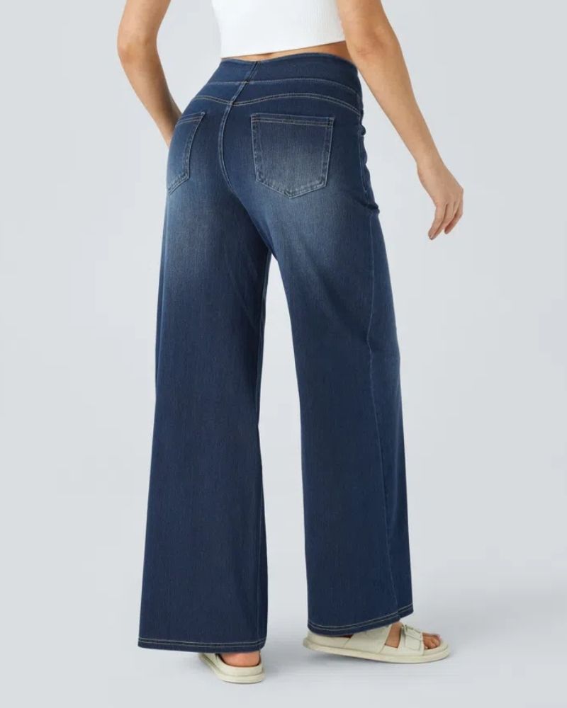 Ainsley - Jeans À Jambe Large Confortables
