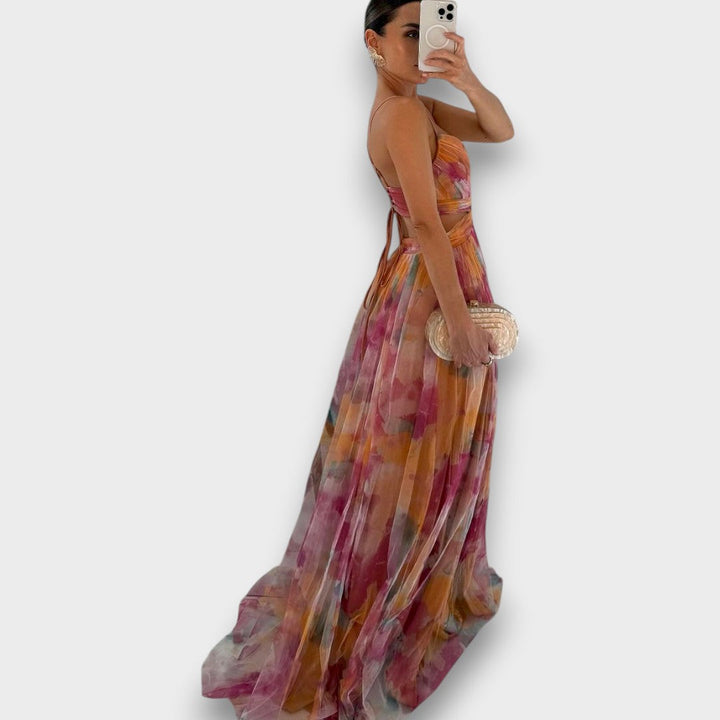 Giselle - Robe Maxi à Imprimé Floral
