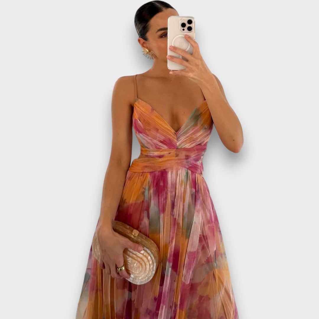 Giselle - Robe Maxi à Imprimé Floral