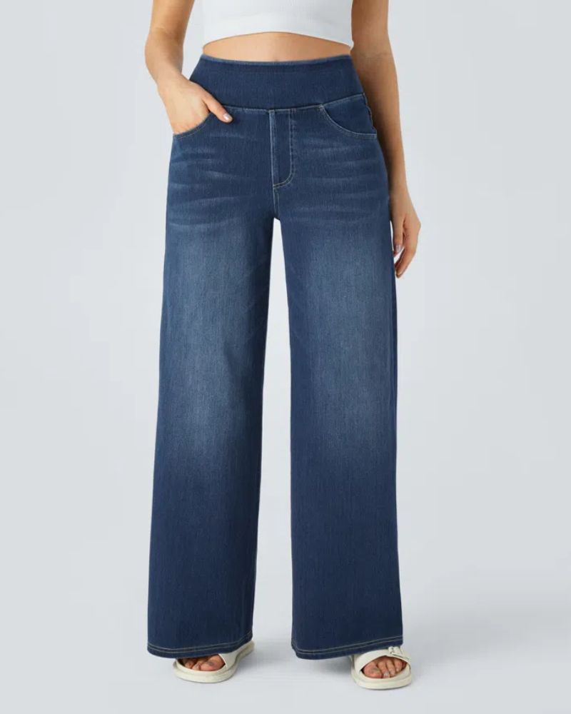 Ainsley - Jeans À Jambe Large Confortables