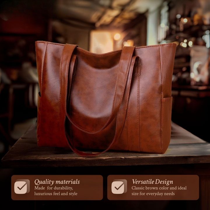 Susan - Sac à main en cuir minimaliste de luxe
