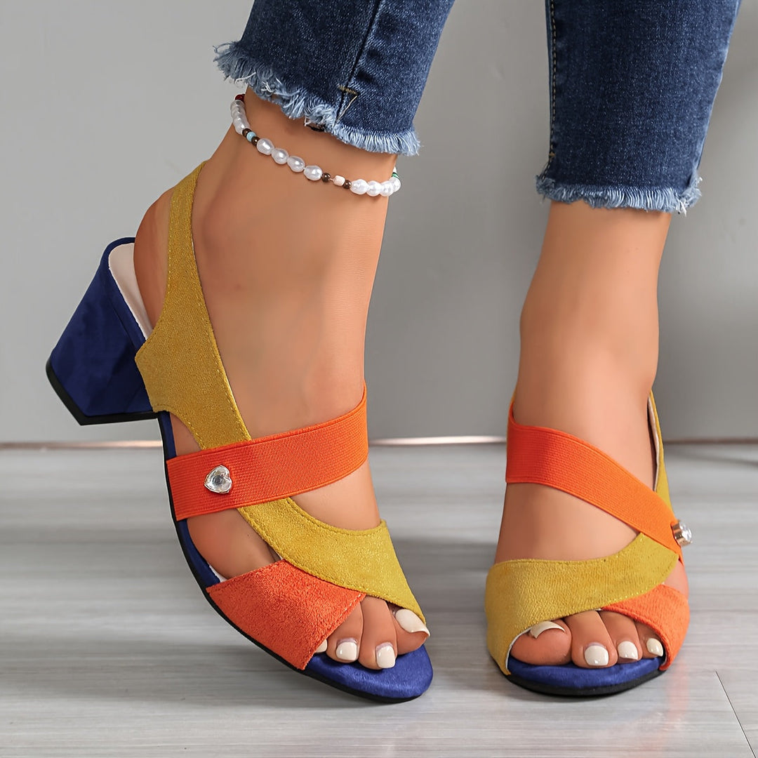 Lisa | Talons Blocs de Confort Orthopédique