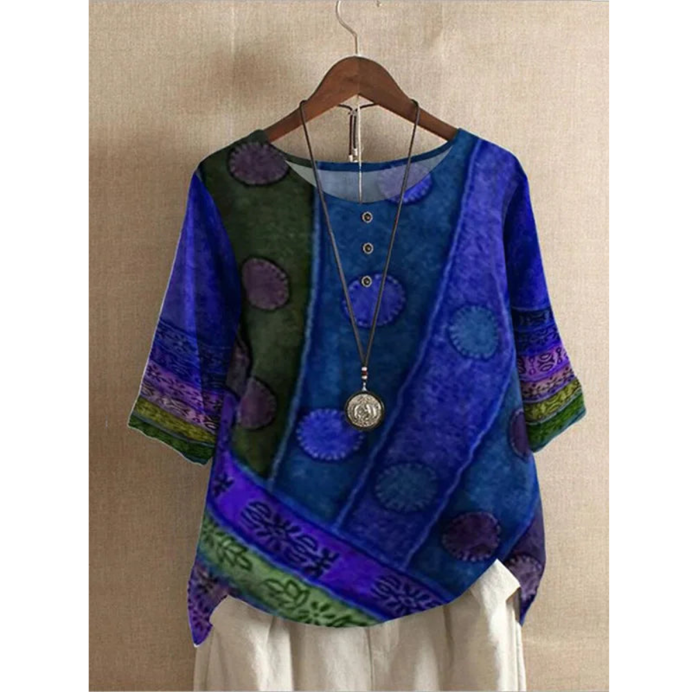 Valerie - Top boho coloré