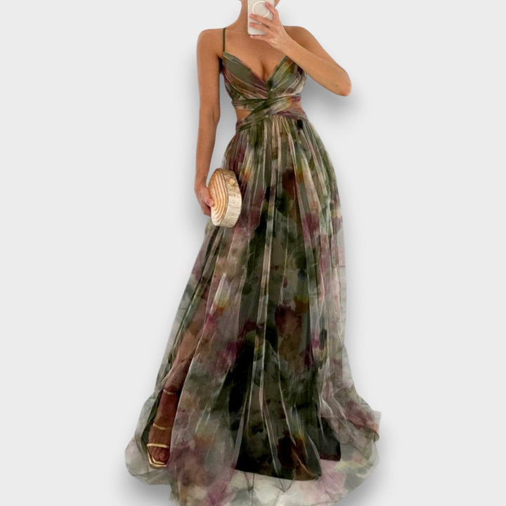 Giselle - Robe Maxi à Imprimé Floral
