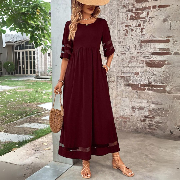 Aubrey™ – Robe maxi flatteuse et lissante pour le ventre
