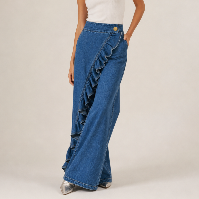 Jupe-Pantalon Lexa en Jean
