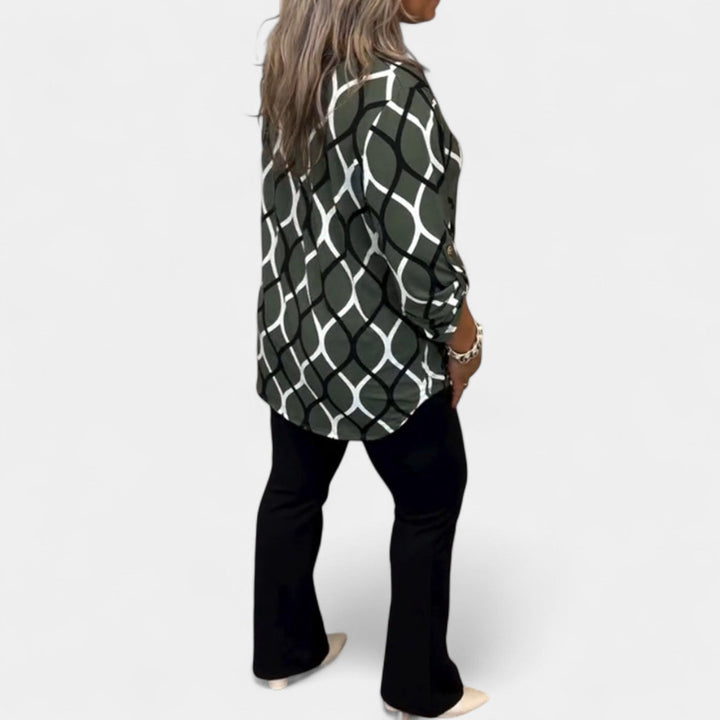 Petra – Blouse avec motif graphique