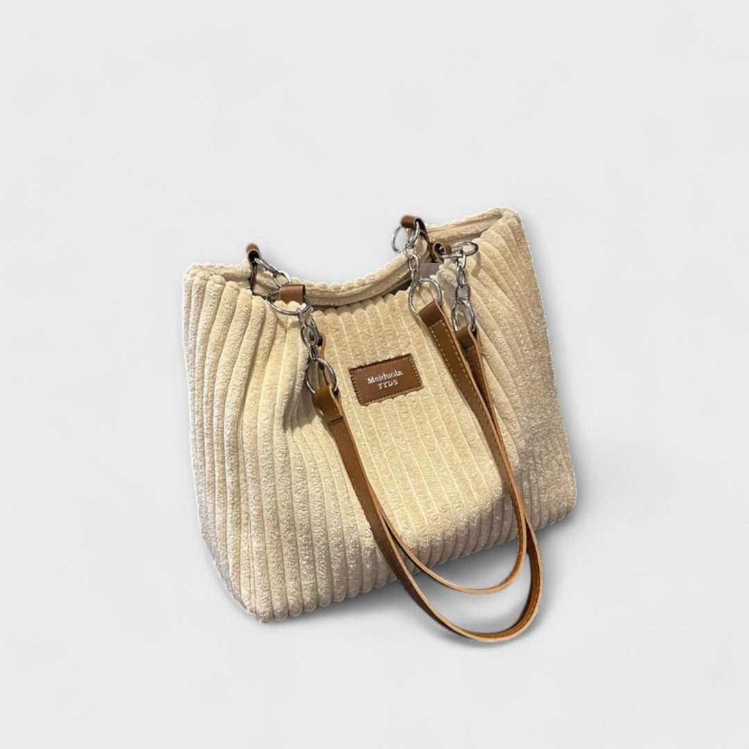 Cécile. - Sac à bandoulière en velours doux