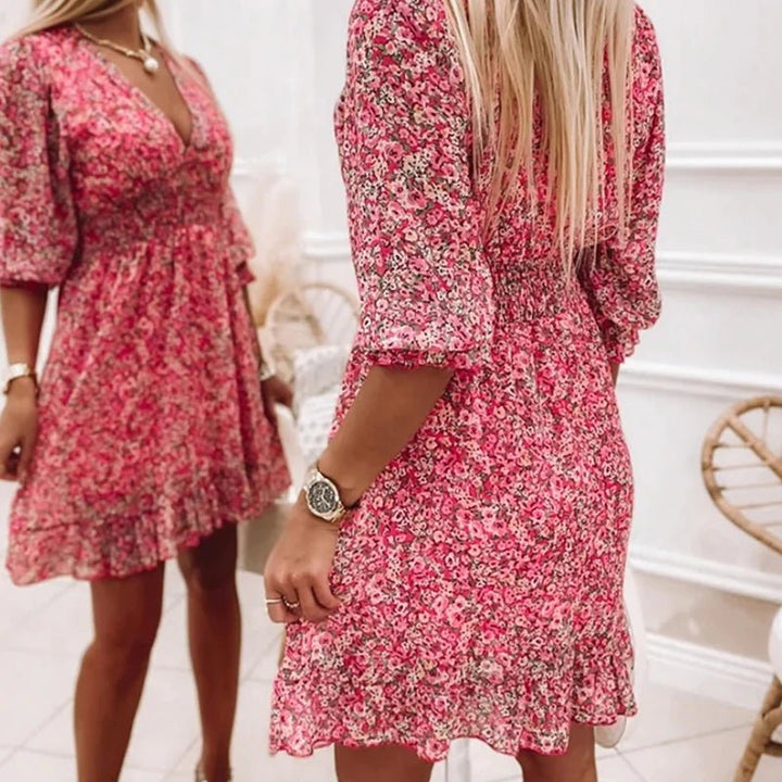 Sunna - Robe Florale Élégante