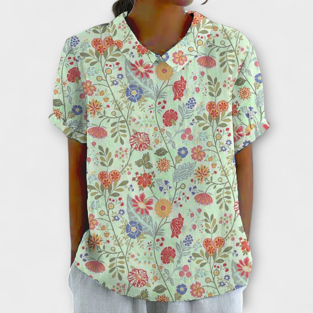 Chrissi - Blouse à fleurs