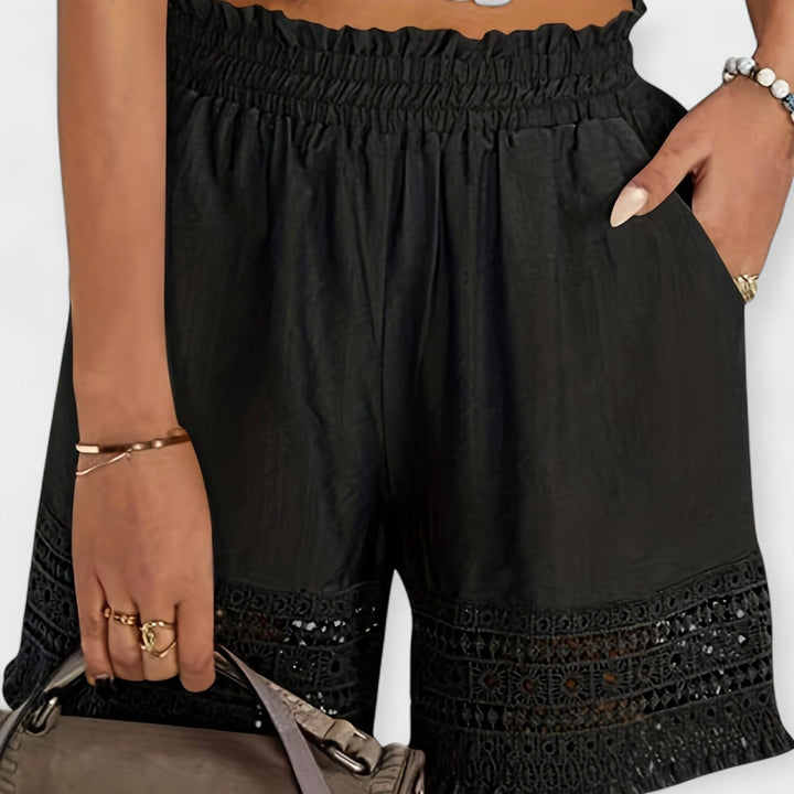Shorts en dentelle