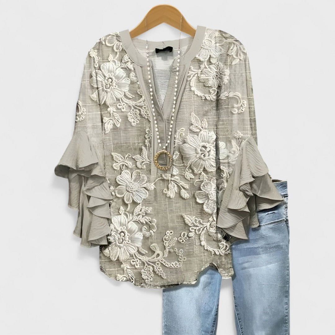 Elisabet - Blouse d'Été Décontractée