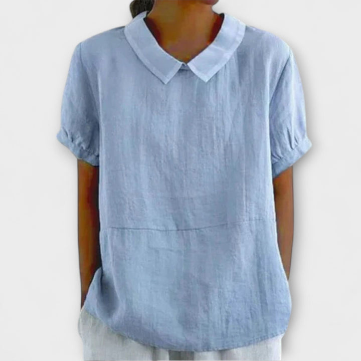 Lia - Blouse à manches courtes