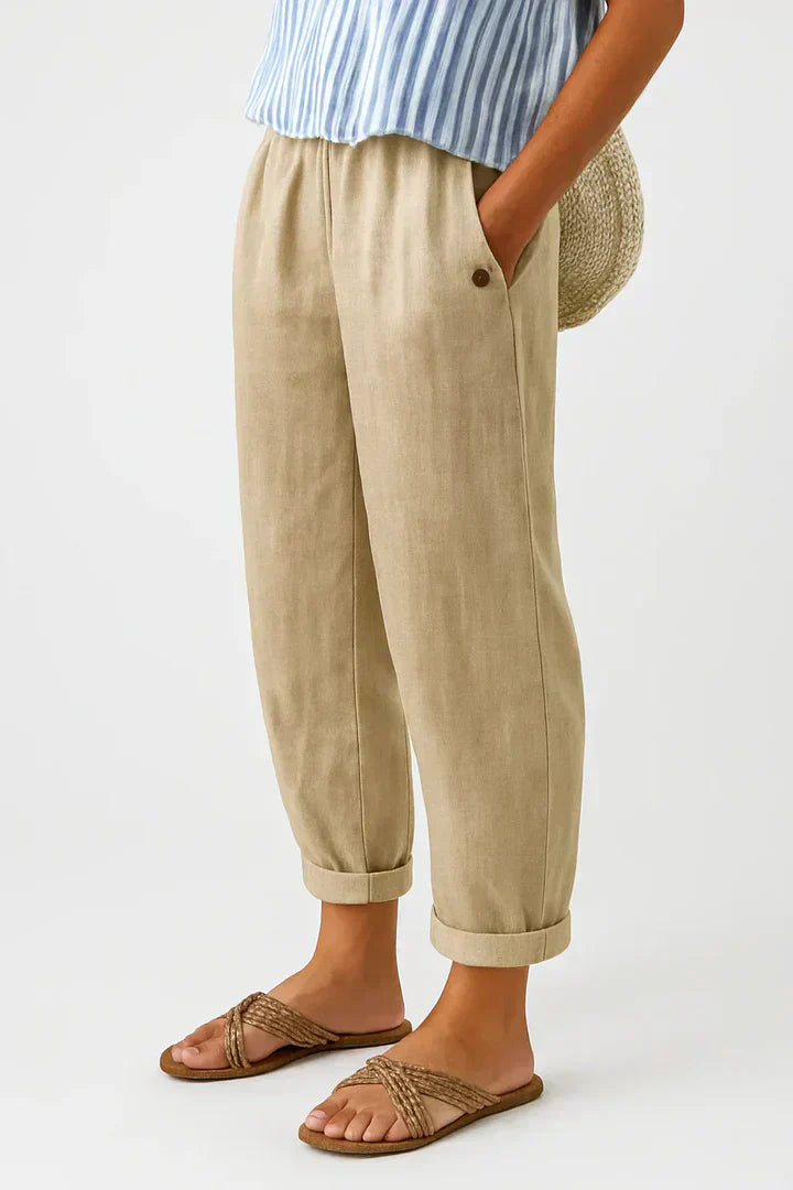 Elara - Pantalon Décontracté Élégant