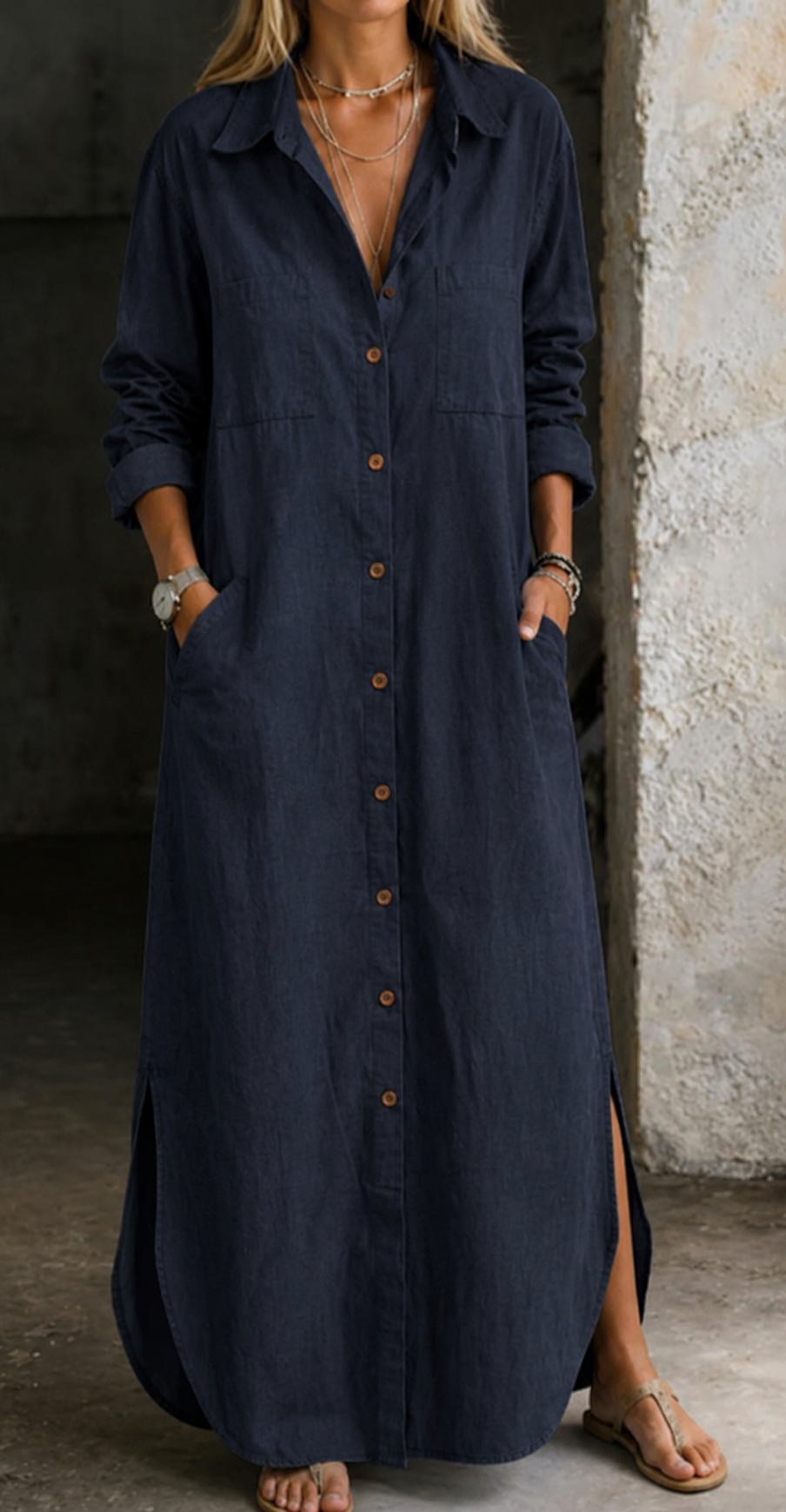 Delana | Robe Boutonnée