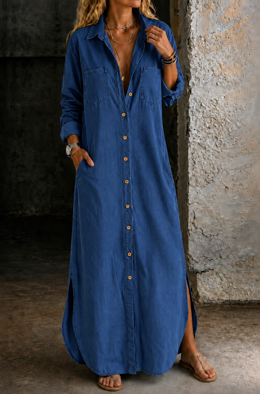 Delana | Robe Boutonnée