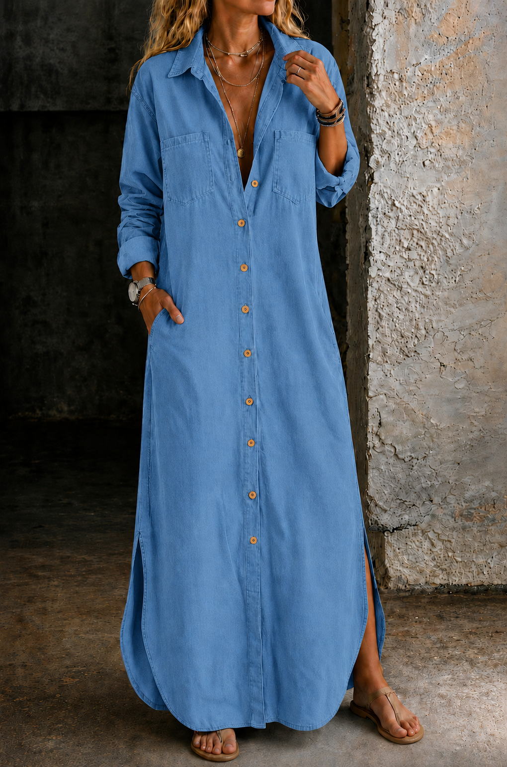 Delana | Robe Boutonnée